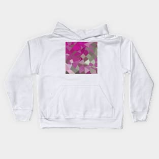 Dark Lavender Abstract Low Polygon Background Kids Hoodie